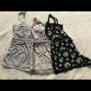 Three sets of pajamas use in good condition size M